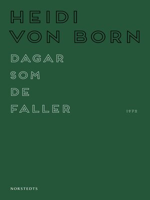 cover image of Dagar som de faller